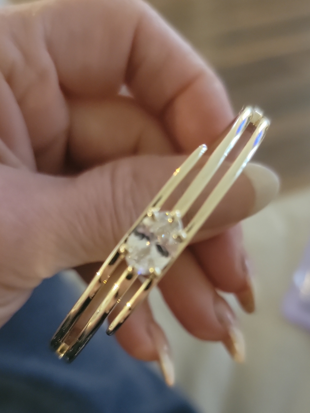 Melinda Maria Lasso Cuf 6.5 7 Gold New